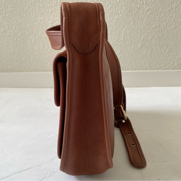 Vintage Coach Taft British Tan Crossbody Bag Shoulder Bag Made In USA 9980 - Picture 3 of 12